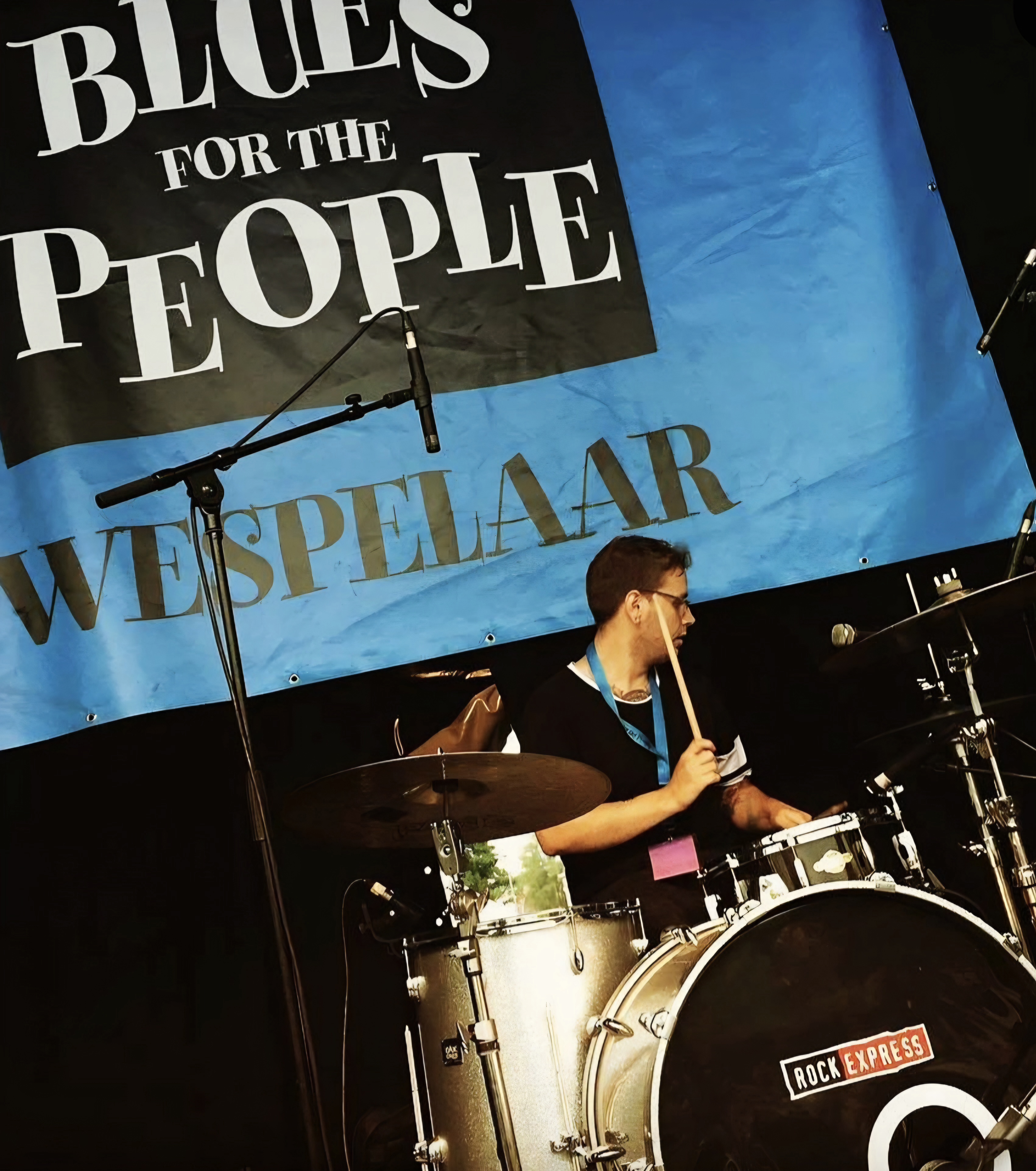 Daniel performing live at Blues for the People